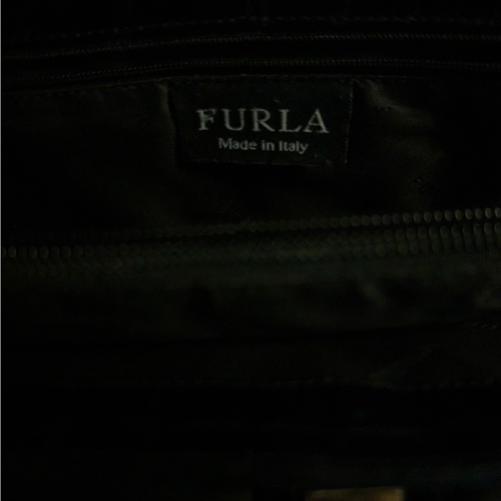 Furla Black Croc-Embossed Tote - Picture 4 of 4